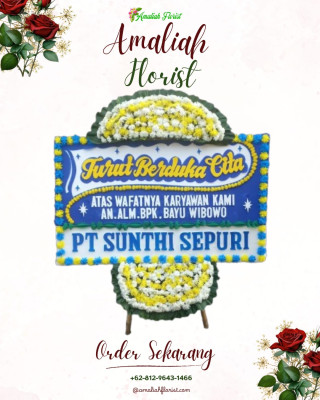 Papan Bunga Duka di Kutowinangun Kidul
